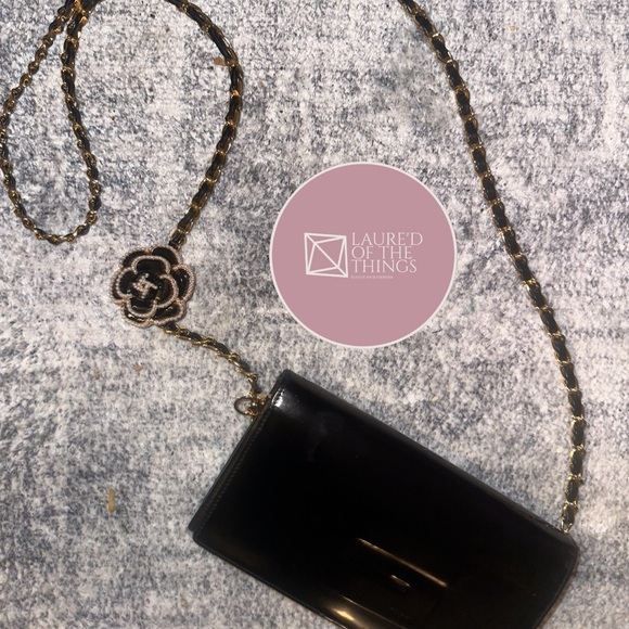 Authentic Gucci Wallet Clutch - Tom Ford Collection Y2K Patent Leather- Black - Picture 3 of 8